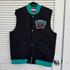 90s NBA Grizzlies Puffer Gilet NBA